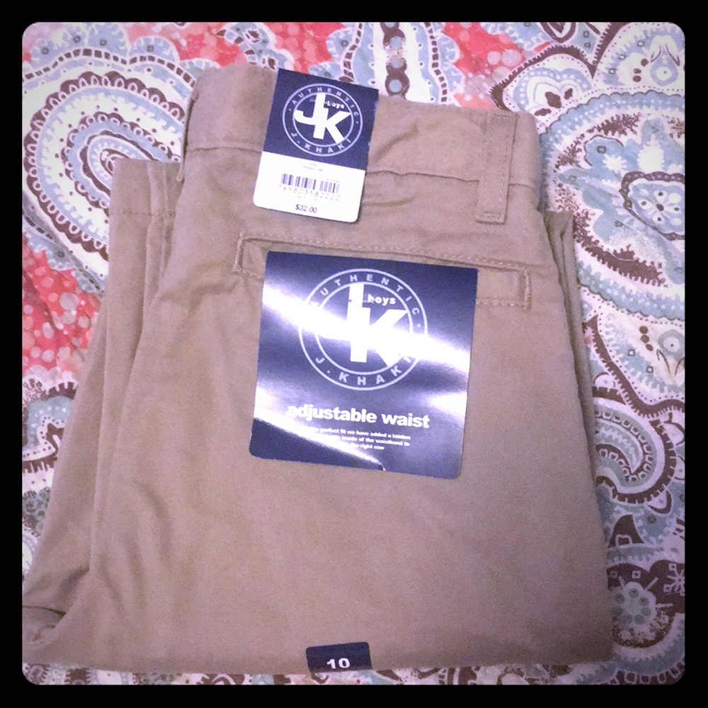Brand new j.khaki boys khaki pants